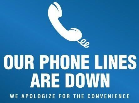 Office Phone Lines Are Down